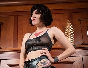 Short Curly Strapped
